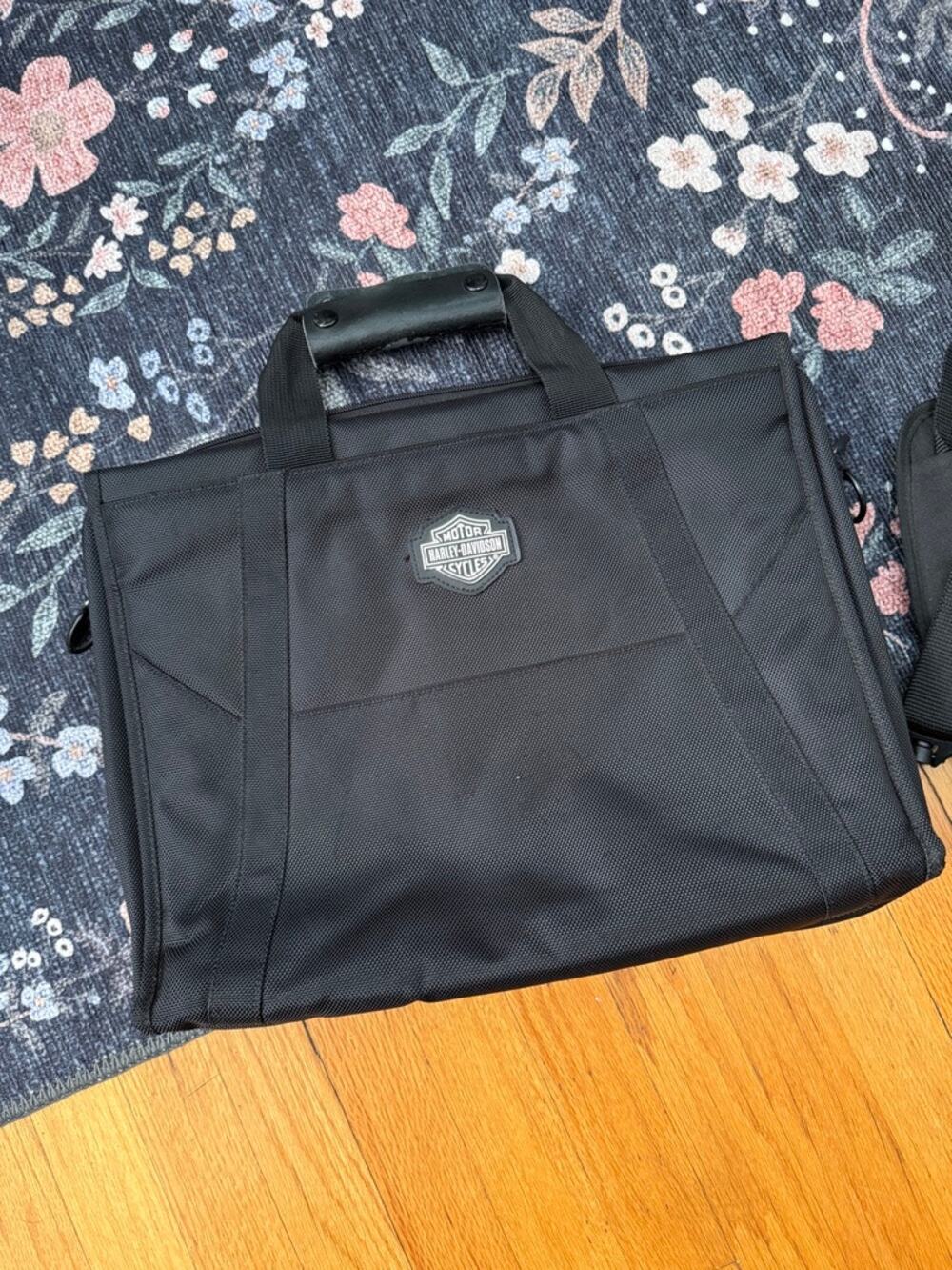 Harley Davidson Black Laptop Bag